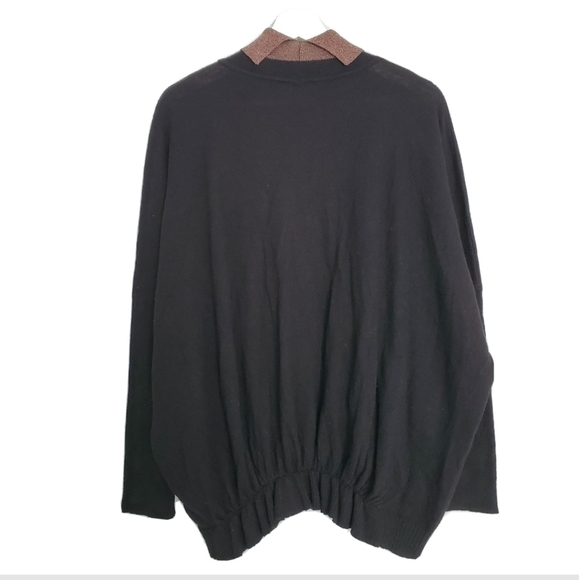 NEW PDR Phisique Du Role Black Turtleneck Oversized Sweater Estimate - Picture 2 of 5